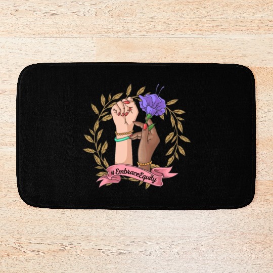 International Women's Day 2023 - Embrace Equity Bath Mats