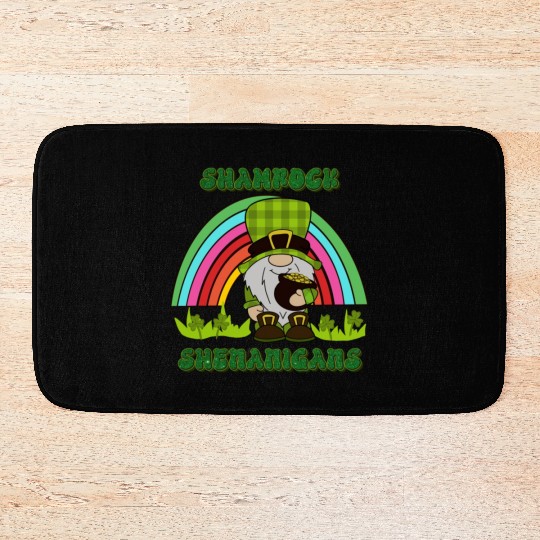 Shamrock Shenanigans Gnome Bath Mats