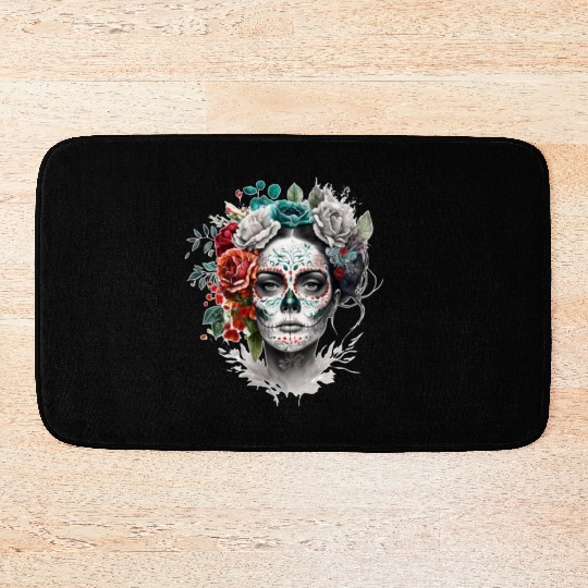 Frida Mexican frida kahlo woman painter art Bath Mats