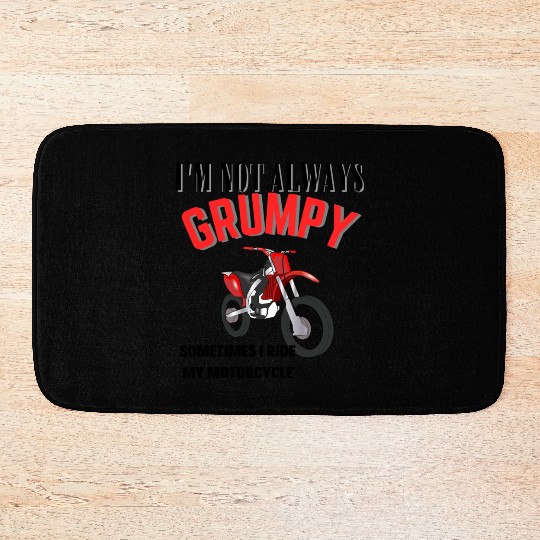 I m Not Always Grumpy Bath Mats