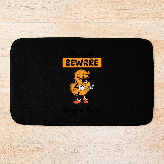 Peanuts Beware Allergy In The Air Peanut Allergic Bath Mats