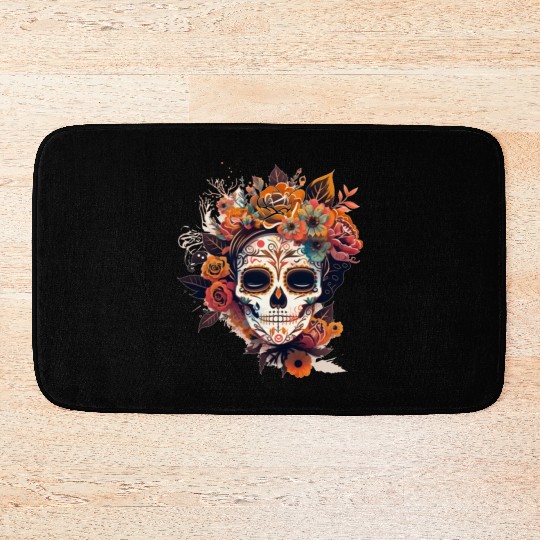 Frida Mexican frida kahlo woman painter art Bath Mats