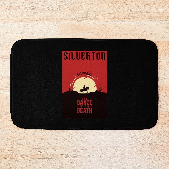 Silverton Colorado wild west town Bath Mats