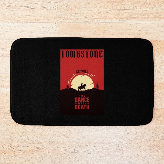 Tombstone Arizonna wild west town Bath Mats