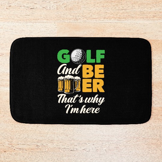 Golf Beer Bath Mats