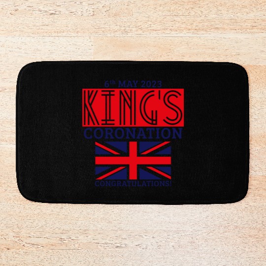 King’s Coronation, 6th May 2023 Congratulations, R Bath Mats