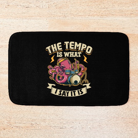 Drummer Drums Music Drum Set Drumming Bath Mats