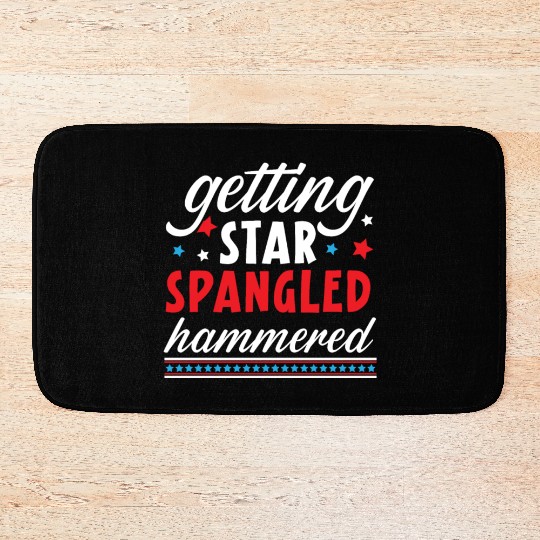 Patriotic America USA Flag 4th Of July American Bath Mats