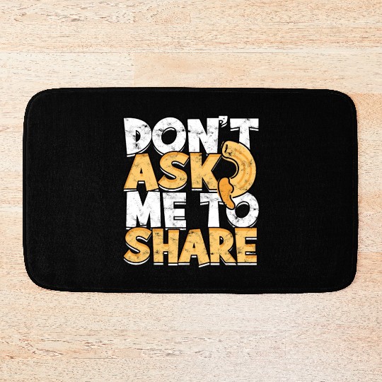 Mac N' Cheese Taster Pasta Food Macaroni Bath Mats