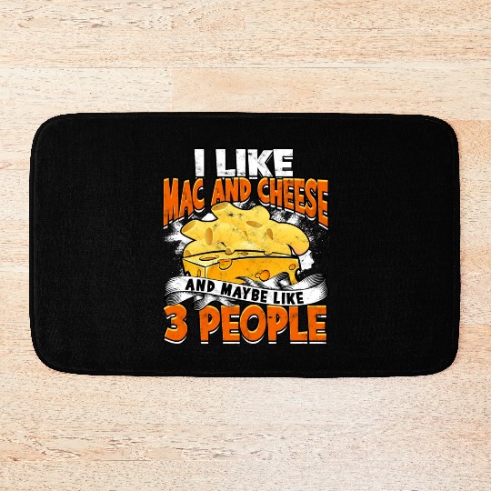 Mac N' Cheese Taster Pasta Food Macaroni Bath Mats