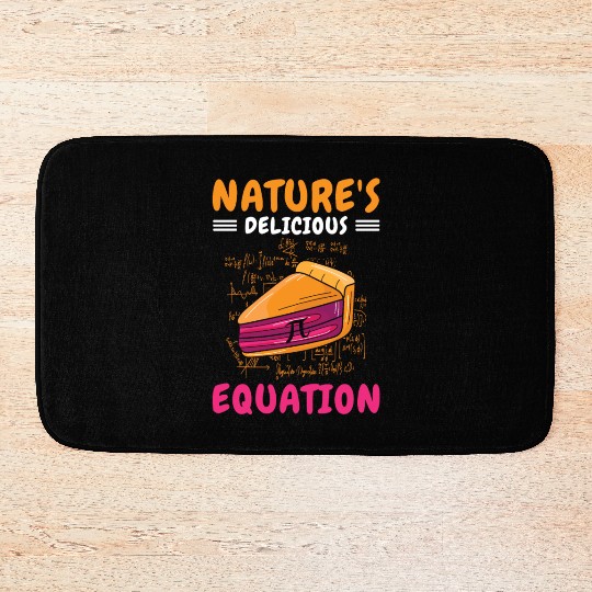 Pi Day Mathematics Pie Pi Symbol Math Number Bath Mats