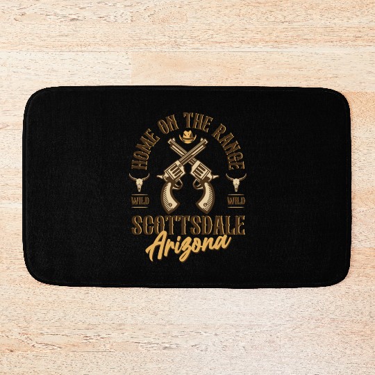 Scottsdale Arizonna wild west town Bath Mats