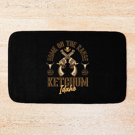 Ketchum Idaho wild west town Bath Mats