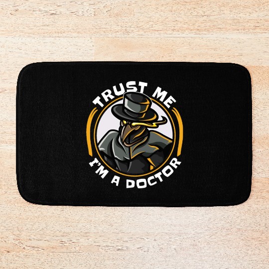 Plague Doctor Plague Doctor Mask Medicines Bath Mats