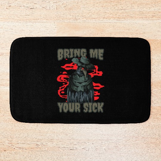 Plague Doctor Plague Doctor Mask Medicines Bath Mats