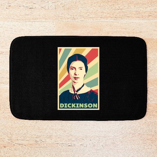 Emily Dickinson Vintage Colors Bath Mats