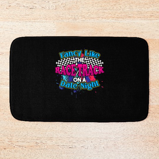 Fancy Like The Race Track On A Date Night Vintage Bath Mats