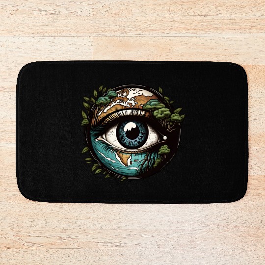 Hug the Earth - Climate Crusader Bath Mats