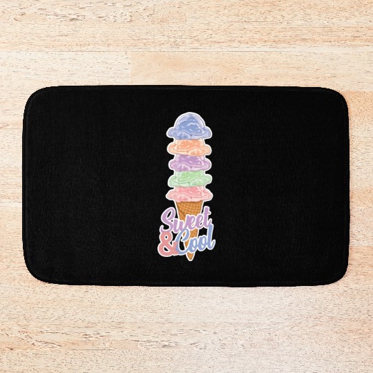 Sweet And Cool Ice Cream Bath Mats