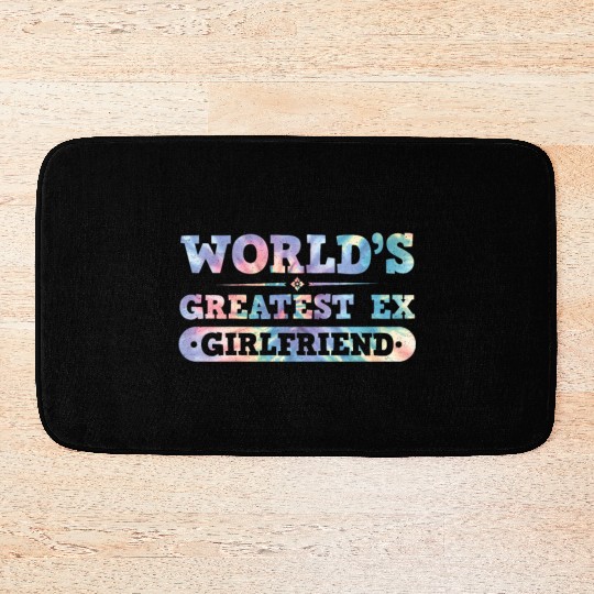 Worlds Greatest Ex Girlfriend Break Postal Service Bath Mats