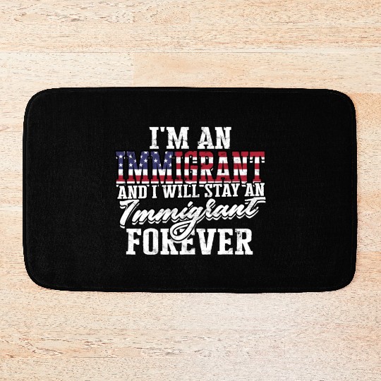 US Immigrant Indigenous USA Immigrants america Bath Mats