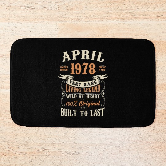 April 1978 Birthday Surprise Bath Mats