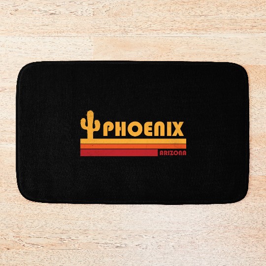 Retro Phoenix Arizonna Bath Mats