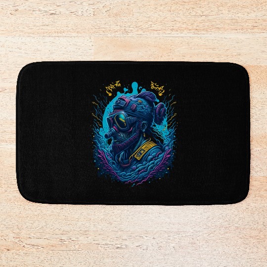 scuba diving Bath Mats
