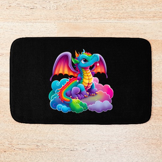 Dragon Sublimation Clipart Bath Mats