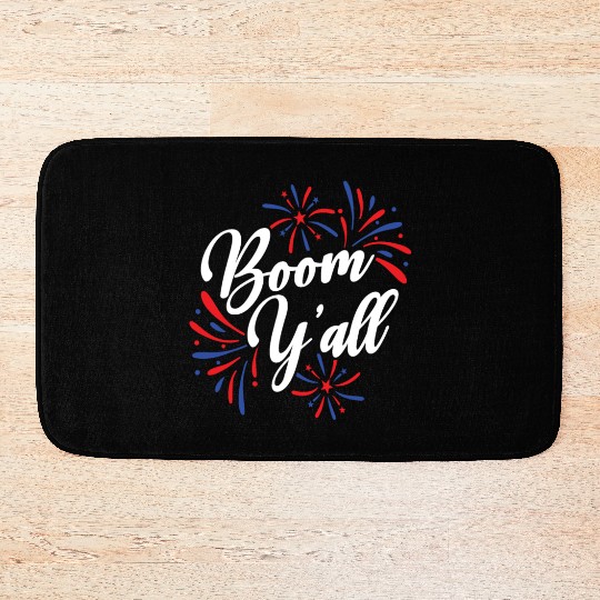 Patriotic America USA Flag 4th Of July American Bath Mats