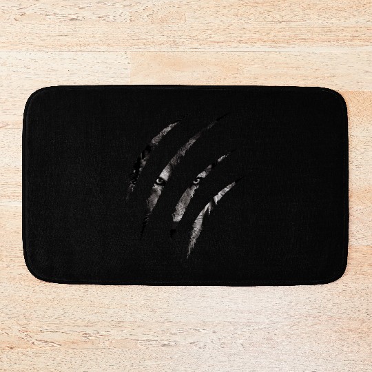 claws mark | Pack of Alpha Wolf were here Bath Mats