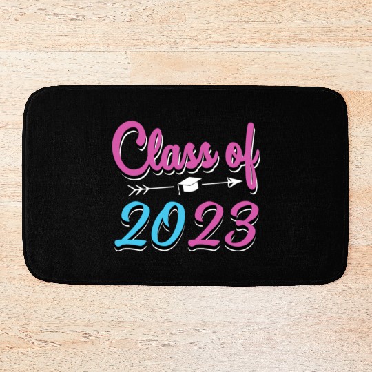 Class Of 2023 Last Day Of School Funny Graduation Bath Mats