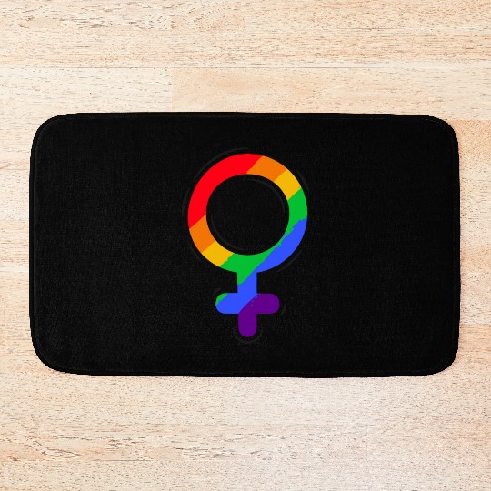 Pride LGBTQ. Statement Bath Mats