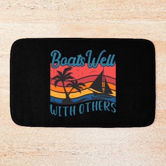 Boating Boat Captains Boating Sailing Cruise Ship Bath Mats