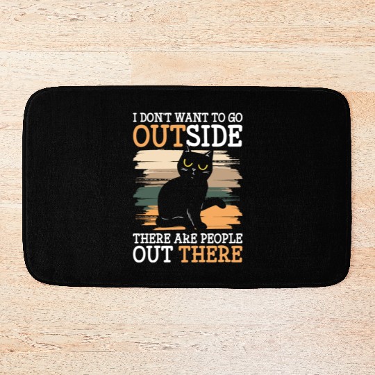 I Hate People People Dislike Rejection Bath Mats