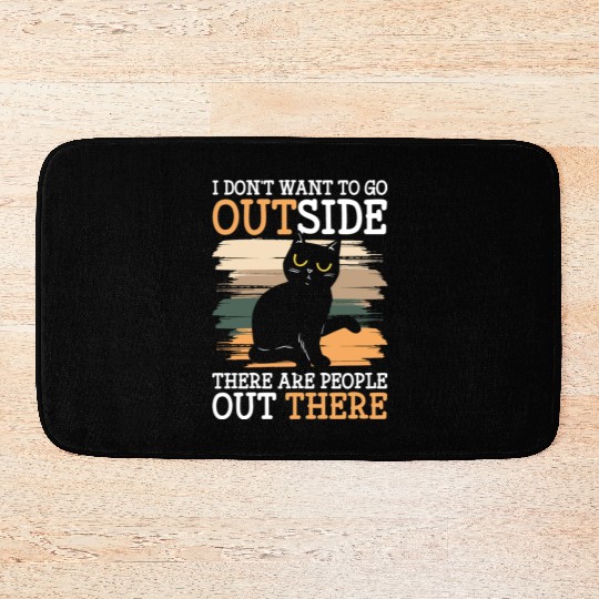 I Hate People People Dislike Rejection Bath Mats