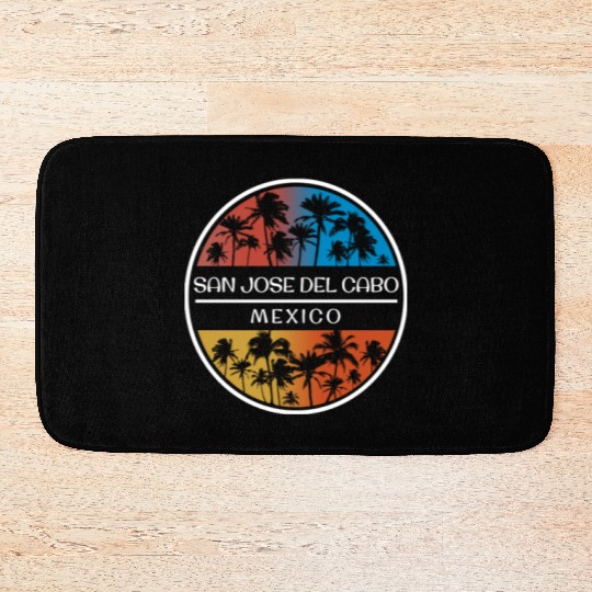 San Jose Del Cabo Mexico Stylish Vacation Bath Mats