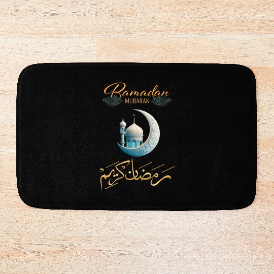 Ramadan Mubarak Kareem Bath Mats
