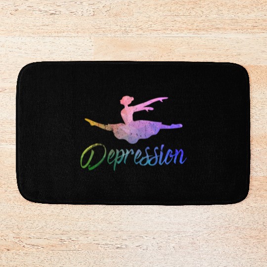 Ballet dance class gift dance dancer ballerina Bath Mats