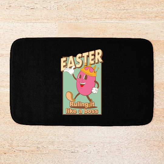 Easter Ruling It Like A Boss Bath Mats