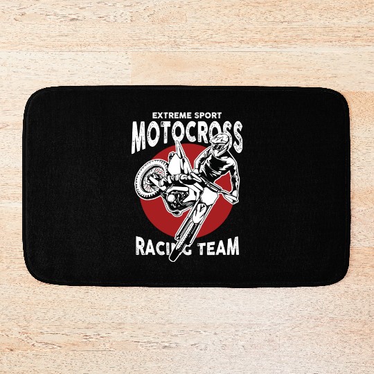 Motocross Racing Team Bath Mats