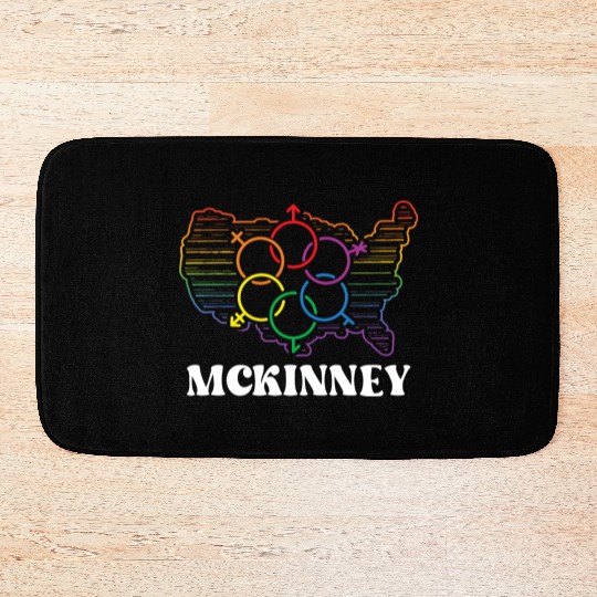 McKinney Pride Month Pride Flag LGBT Community LGB Bath Mats