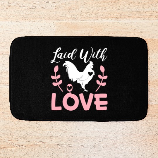 Chicken Farmer Chicken Whisperer Farm Animal Bath Mats