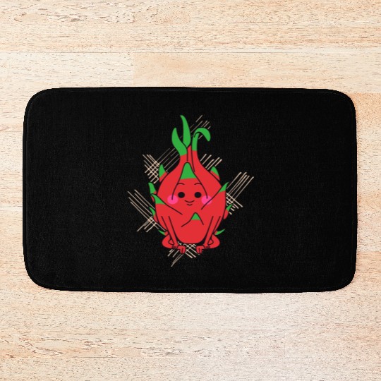 dragon fruit - fruits in season Bath Mats