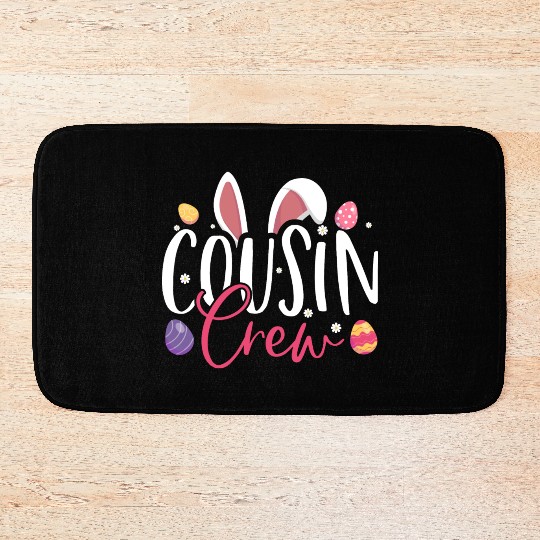 Cousin Crew Easter Day Toddler Matching Boy Girls Bath Mats