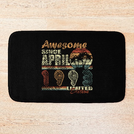 April 1993. anniversary April 1993. gift 1993. Bath Mats