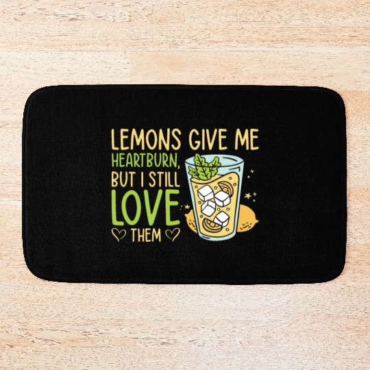 Lemon Fruit Lemonade Citrus Bath Mats