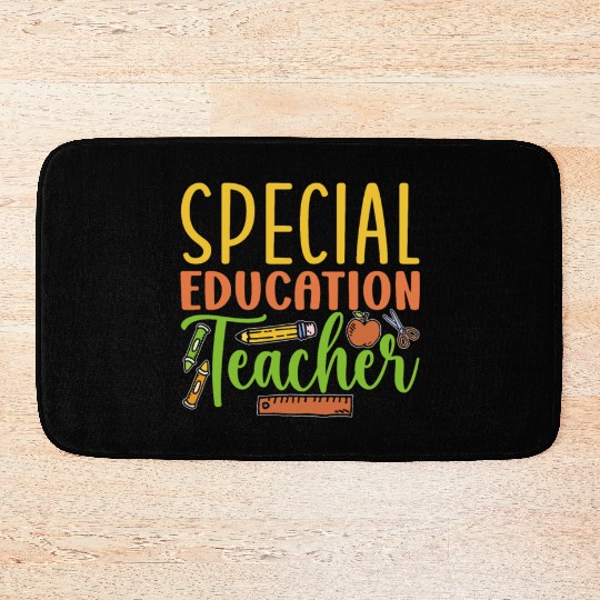 Special Education Teacher Cute Sped Awareness Bath Mats