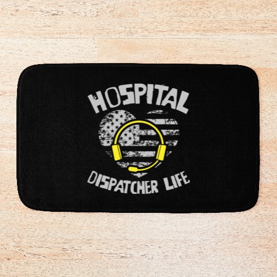 Dispatcher Us Flag Bath Mats