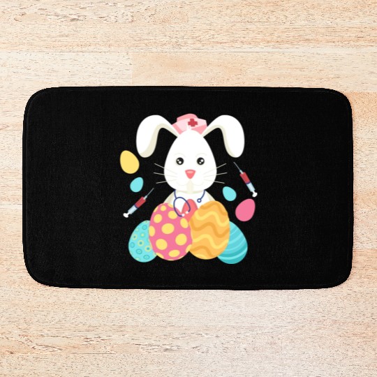 Easter Medical Bunny Eggs Nursing Rabbit Bath Mats